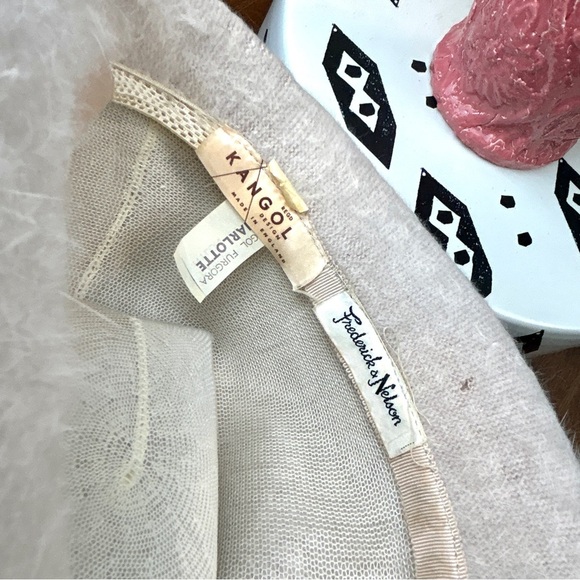 Vintage 🌸 Kangol Angora Creamy Women’s Hat - Picture 4 of 6